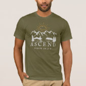 Personalisierte Bibelversion mit Individuelle Name T-Shirt (Vorderseite)