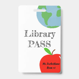 Personalisierte Bibliothek Ausweis