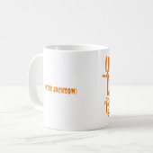 Personalisierte Bibliothekare Liebe Gehirn Hallowe Kaffeetasse (Vorderseite Links)
