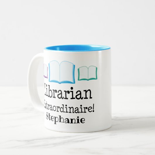 Personalisierte biblische Aufwertung Zweifarbige Tasse (Vorderseite Links)