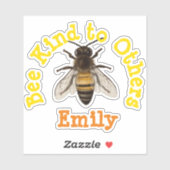 Personalisierte Biene für andere Aufkleber (Blatt)