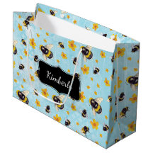 Personalisierte Bienen und Blume