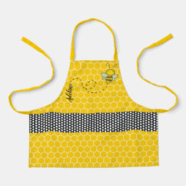 Personalisierte Bienen und Honigwaben Schürze
