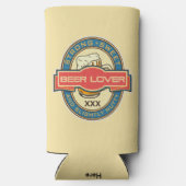 Personalisierte Bier Lover's Dose Cooler Selters Dosenkühler (Rückseite)