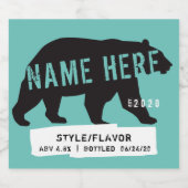 Personalisierte Bierflasche Bierflaschenetikett (Einzelnes Label)