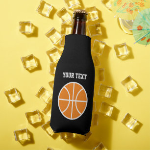 Personalisierte Bierflasche cool mit Basketball Flaschenkühler
