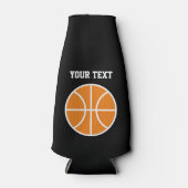 Personalisierte Bierflasche cooler mit Basketball Flaschenkühler (Vorderseite)