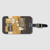 Personalisierte Bierflasche Sudsy Tasse Brauen Bar Gepäckanhänger (Vorderseite (Horizontal))