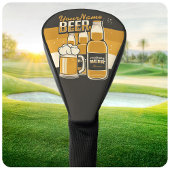 Personalisierte Bierflasche Sudsy Tasse Brauen Bar Golf Headcover
