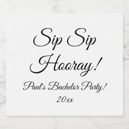 Personalisierte Bierflaschen Bierflaschenetikett (Einzelnes Label)