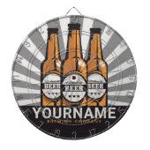Personalisierte Bierflaschen Dartscheibe (vorne)