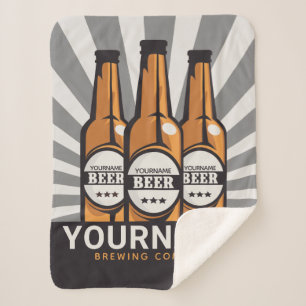 Personalisierte Bierflaschen Sherpadecke