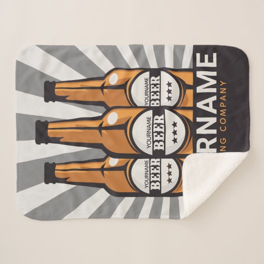 Personalisierte Bierflaschen Sherpadecke (Vorderseite (Horizontal))