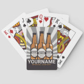 Personalisierte Bierflaschen Spielkarten (Rückseite)