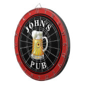 Personalisierte Bierkneipe Dartscheibe (Vorderseite rechts)