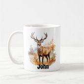 Personalisierte Big Buck Deer Tasse (Links)