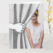 Personalisierte Big-Foto-Karte Karte (Gelbe Blume)