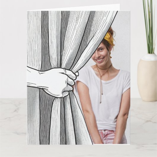 Personalisierte Big-Foto-Karte Karte (Vorderseite)