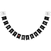 Personalisierte Biker Couple Wedding Wimpelkette (Alle)