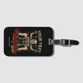 Personalisierte Biker Skeleton Motorrad Shop Garag Gepäckanhänger (Vorderseite (Horizontal))