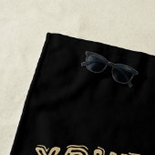 Personalisierte Biker Skeleton Motorrad Shop Garag Strandtuch (Beispiel)