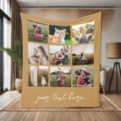 Personalisierte BildCollage für ein benutzerdefini Fleecedecke