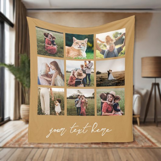 Personalisierte BildCollage für ein benutzerdefini Fleecedecke