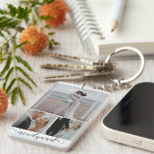 Personalisierte BildCollage mit benutzerdefinierte Schlüsselanhänger (Vorderseite rechts)