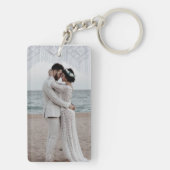 Personalisierte BildCollage mit benutzerdefinierte Schlüsselanhänger (Rückseite)