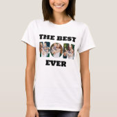 Personalisierte Bilder Beste Mama je T-Shirt (Vorderseite)