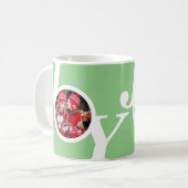 Personalisierte Bilder Familienweihnachtsgeschenk Kaffeetasse (Vorderseite Links)