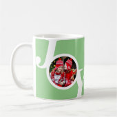 Personalisierte Bilder Familienweihnachtsgeschenke Kaffeetasse (Links)