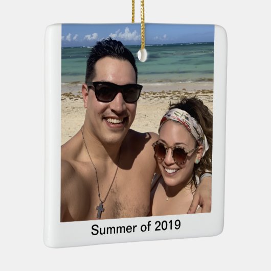 PERSONALISIERTE BILDER KERAMIKORNAMENT (Rechts)