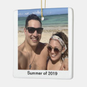 PERSONALISIERTE BILDER KERAMIKORNAMENT (Links)