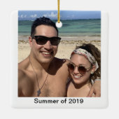 PERSONALISIERTE BILDER KERAMIKORNAMENT (Rückseite)