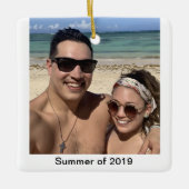 PERSONALISIERTE BILDER KERAMIKORNAMENT (Vorderseite)