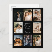 Personalisierte Bilderfamilie für benutzerdefinier Feiertagspostkarte (Vorne/Hinten)