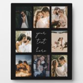 Personalisierte Bilderfamilie für benutzerdefinier Fotoplatte (Vorderseite)