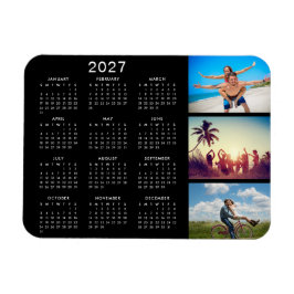 Personalisierte Bildergalerie 2023 Kalender Magnet