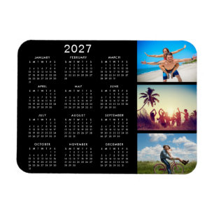 Personalisierte Bildergalerie 2023 Kalender Magnet