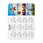 Personalisierte Bildergalerie 2024 Kalender Magnet (Vertikal)