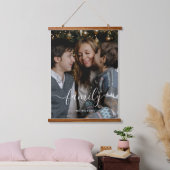 Personalisierte Bilderrahmen Wandteppich Mit Holzrahmen (Schlafzimmer)