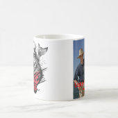 Personalisierte Bildfischerei "Köder Boss" Kaffeetasse (Mittel)