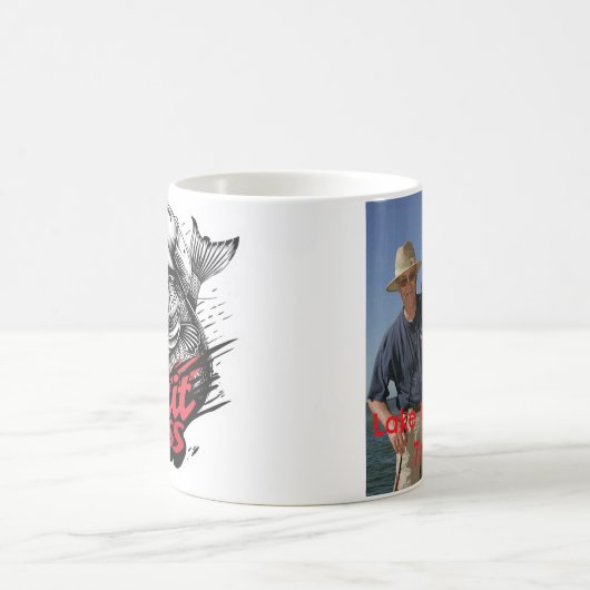 Personalisierte Bildfischerei "Köder Boss" Kaffeetasse (Mittel)