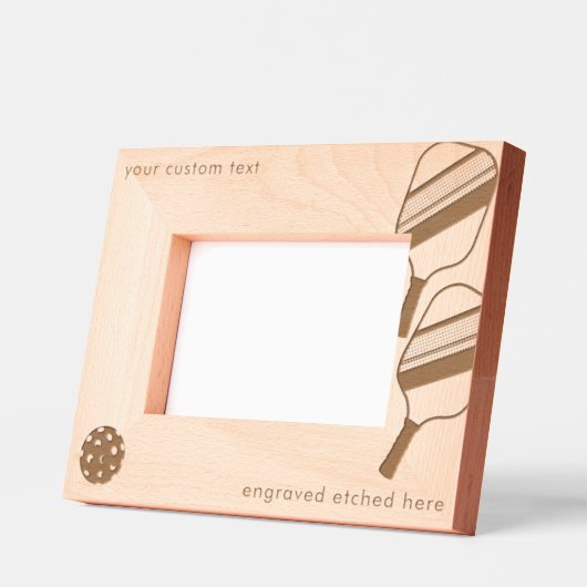 Personalisierte Bildklammer Geätzte Rahmen (Links)