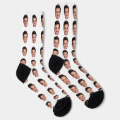 Personalisierte Bildsocken mit individuellem Gesic Socken (Rechts)
