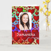 Personalisierte Bildvorlage Karte (Gelbe Blume)