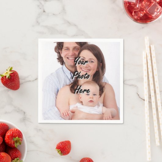 Personalisierte Bildvorlage Serviette (Beispiel)