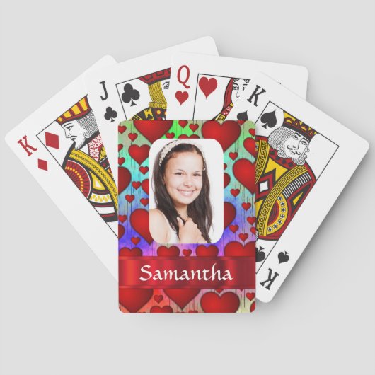 Personalisierte Bildvorlage Spielkarten (Rückseite)