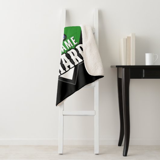 Personalisierte Billard NAME Cue Rack Pool Room Sherpadecke (Beispiel)